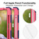 iPad Air 2022 / 2020 10.9 Shockproof Two-Color Silicone Protective Case with Holder - Navy Blue + Rose Red