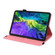 iPad Air 2022 / 2020 10.9 Calf Texture Embossed Horizontal Flip Leather Case with Holder & Card Slots & Photo Frame - Pink