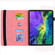 iPad Air 2022 / 2020 10.9 Calf Texture Embossed Horizontal Flip Leather Case with Holder & Card Slots & Photo Frame - Pink