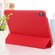 3-fold Horizontal Flip Smart Leather Case with Sleep / Wake-up Function & Holder iPad Air 2022 / 2020 10.9 - Red