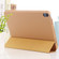 3-fold Horizontal Flip Smart Leather Case with Sleep / Wake-up Function & Holder iPad Air 2022 / 2020 10.9 - Gold