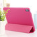 3-fold Horizontal Flip Smart Leather Case with Sleep / Wake-up Function & Holder iPad Air 2022 / 2020 10.9 - Rose Red
