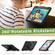 iPad Air 2022 / 2020 10.9 Shockproof Black Silica Gel + Colorful PC Protective Case - Black