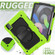 iPad Air 2022 / 2020 10.9 Shockproof Black Silica Gel + Colorful PC Protective Case - Green