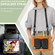 iPad Air 2022 / 2020 10.9 Shockproof Black Silica Gel + Colorful PC Protective Case - Orange