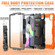 iPad Air 2022 / 2020 10.9 Shockproof Black Silica Gel + Colorful PC Protective Case - Orange