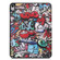 iPad Air 2022 / 2020 10.9 TPU Colored Drawing Horizontal Flip Leather Case with Three-folding Holder & Sleep / Wake-up Function - Graffiti