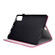 iPad Air 2022 / 2020 10.9 Marble Style Cloth Texture Leather Case with Bracket & Card Slot & Pen Slot & Anti Skid Strip - Rose Red