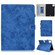 iPad Air 2022 / 2020 10.9 Marble Style Cloth Texture Leather Case with Bracket & Card Slot & Pen Slot & Anti Skid Strip - Blue