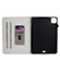 iPad Air 2022 / 2020 10.9 Marble Style Cloth Texture Leather Case with Bracket & Card Slot & Pen Slot & Anti Skid Strip - Grey