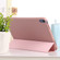 TPU Three-fold Horizontal Flip Smart Leather Case with Sleep / Wake-up Function & Holder iPad Air 2022 / 2020 10.9 - Rose Gold