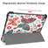 iPad Air 2022 / 2020 10.9 Colored Drawing Horizontal Flip Leather Case with Three-folding Holder & Sleep / Wake-up Function - Colorful Butterfly