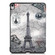 iPad Air 2022 / 2020 10.9 Colored Drawing Horizontal Flip Leather Case with Three-folding Holder & Sleep / Wake-up Function - Eiffel Tower