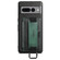 Googel Pixel 7 Pro 5G Suteni H13 Card Wallet Wrist Strap Holder PU Phone Case - Black
