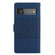 Google Pixel 6 Pro Diamond Embossed Skin Feel Leather Phone Case with Lanyard - Dark Blue