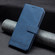 Google Pixel 6 Pro Magnetic Clasp RFID Blocking Anti-Theft Leather Case with Holder & Card Slots & Wallet - Blue