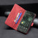 Google Pixel 6 Pro Magnetic Clasp RFID Blocking Anti-Theft Leather Case with Holder & Card Slots & Wallet - Red