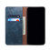 Google Pixel 6 Pro Simple Wax Crazy Horse Texture Leather Phone Case with Card Slots & Wallet - Navy Blue