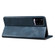 Google Pixel 6 Pro Simple Wax Crazy Horse Texture Leather Phone Case with Card Slots & Wallet - Navy Blue