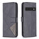 Google Pixel 7 Pro 5G BF05 Magnetic Buckle Rhombus Texture Leather Phone Case - Black