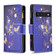 Google Pixel 7 Pro 5G Colored Drawing Pattern Zipper Horizontal Flip Phone Leather Case - Purple Butterfly