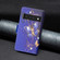 Google Pixel 7 Pro 5G Colored Drawing Pattern Zipper Horizontal Flip Phone Leather Case - Purple Butterfly