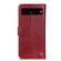 Google Pixel 7 Pro 5G Copper Buckle Nappa Texture Leather Phone Case - Wine Red