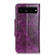 Google Pixel 7 Pro 5G Crazy Horse Texture Magnetic Flip Leather Phone Case with 6-Card Slots - Purple