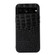 Google Pixel 7 Pro 5G Crocodile Top Layer Cowhide Leather Phone Case - Black