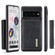 Google Pixel 7 Pro 5G DG.MING M1 Series 3-Fold Multi Card Wallet Phone Case - Black