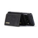 Google Pixel 7 Pro 5G DG.MING M1 Series 3-Fold Multi Card Wallet Phone Case - Black
