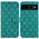 Google Pixel 7 Pro 5G Double 8-shaped Embossed Leather Phone Case - Green