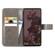 Google Pixel 7 Pro 5G Four-leaf Clasp Embossed Buckle Leather Phone Case - Gray Google Pixel 7 Pro 5G Four-leaf Clasp Embossed Buckle Leather Phone Case - Gray