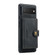Google Pixel 7 Pro 5G JEEHOOD Retro Magnetic Detachable Wallet Phone Case - Black