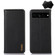 Google Pixel 7 Pro 5G KHAZNEH Nappa Top Layer Cowhide Leather Phone Case - Black