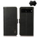 Google Pixel 7 Pro 5G KHAZNEH Side-Magnetic Litchi Genuine Leather RFID Phone Case - Black