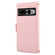 Google Pixel 7 Pro 5G Litchi Texture Color Matching Leather Phone Case - Pink