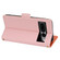 Google Pixel 7 Pro 5G Litchi Texture Color Matching Leather Phone Case - Pink