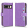 Google Pixel 7 Pro 5G Litchi Texture Zipper Leather Phone Case - Purple