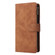 Google Pixel 7 Pro 5G Multifunctional Frosted Zipper Wallet Leather Phone Case - Brown
