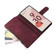 Google Pixel 7 Pro 5G Multifunctional Frosted Zipper Wallet Leather Phone Case - Wine Red