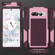 Google Pixel 7 Pro 5G PC + TPU Shockproof Protective Phone Case - Pink+Dark Red