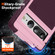 Google Pixel 7 Pro 5G PC + TPU Shockproof Protective Phone Case - Pink+Dark Red