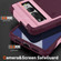 Google Pixel 7 Pro 5G PC + TPU Shockproof Protective Phone Case - Pink+Dark Red