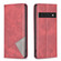 Google Pixel 7 Pro 5G Prismatic Invisible Magnetic Leather Phone Case - Red