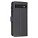 Google Pixel 7 Pro 9 Card Slots Zipper Wallet Leather Flip Phone Case - Black