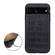 Google Pixel 7 Pro Accurate Hole Crocodile Texture Genuine Leather Phone Case - Black