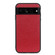 Google Pixel 7 Pro Accurate Hole Litchi Texture Genuine Leather Phone Case - Red