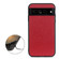 Google Pixel 7 Pro Accurate Hole Litchi Texture Genuine Leather Phone Case - Red