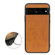 Google Pixel 7 Pro Accurate Hole Two-color Calf Texture PU Phone Case - Brown